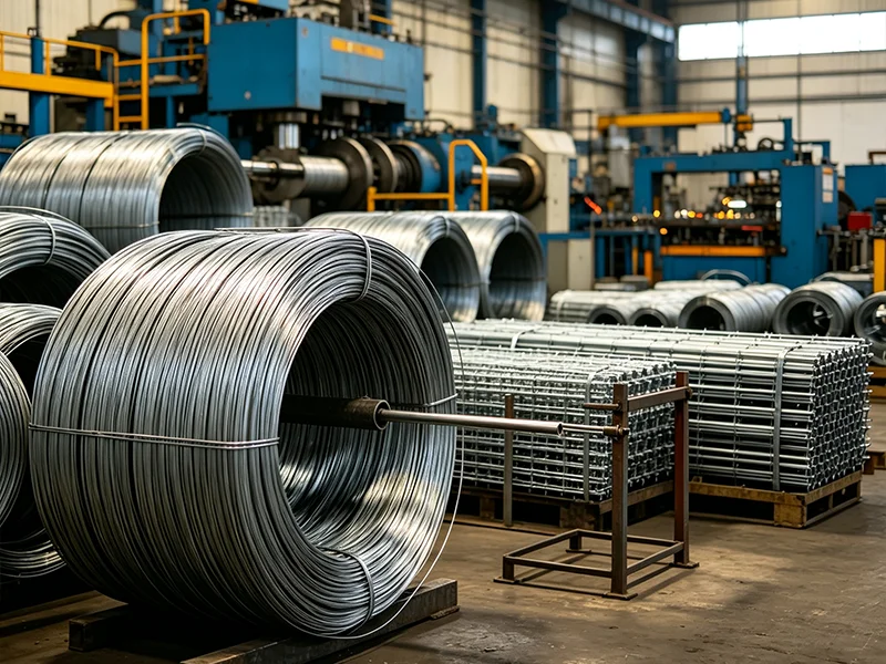 Fil d'acier doux polyvalent pour la fixation générale, l'encadrement et les composants industriels sans ressorts